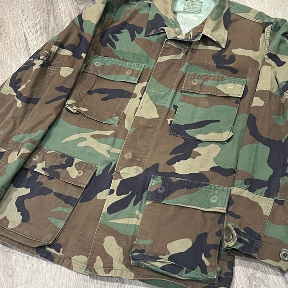 Men’s XS Genuine USMC Marine Corps Vietnam Woodland Camo VTG US Forces Loadout - Picture 4 of 8